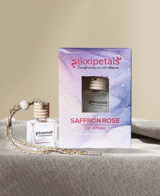 Car Diffuser - Saffron Rose